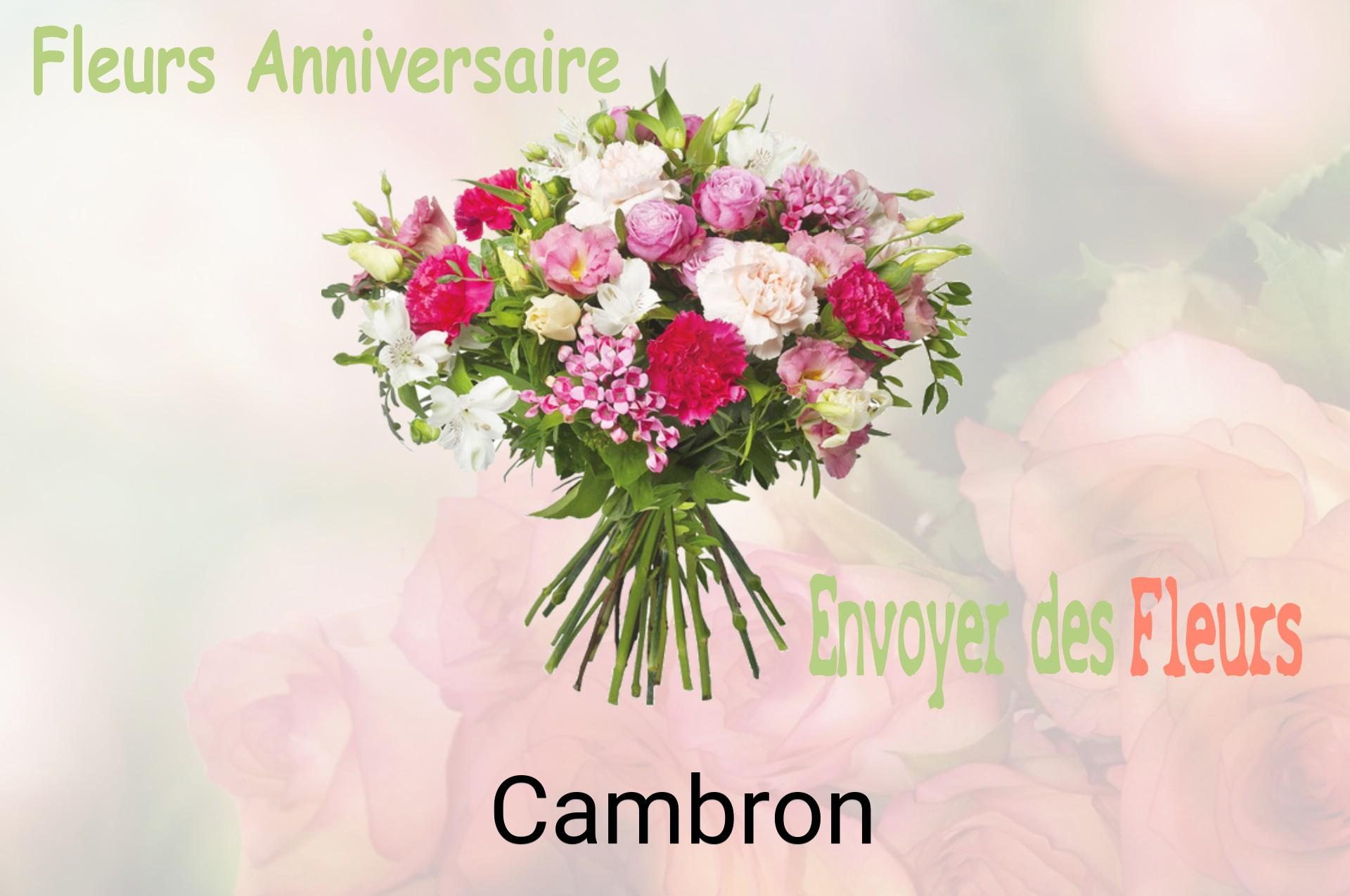 Bouquet de fleurs d’anniversaire livré à Cambron